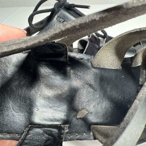 FADED GLORY Women’s Black Chilly Sandals, Black strap open toe Size 8 - Picture 5 of 11